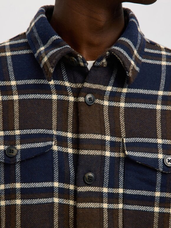 Selected - SLHRELAXPABLO WOOL BLEND OVERS