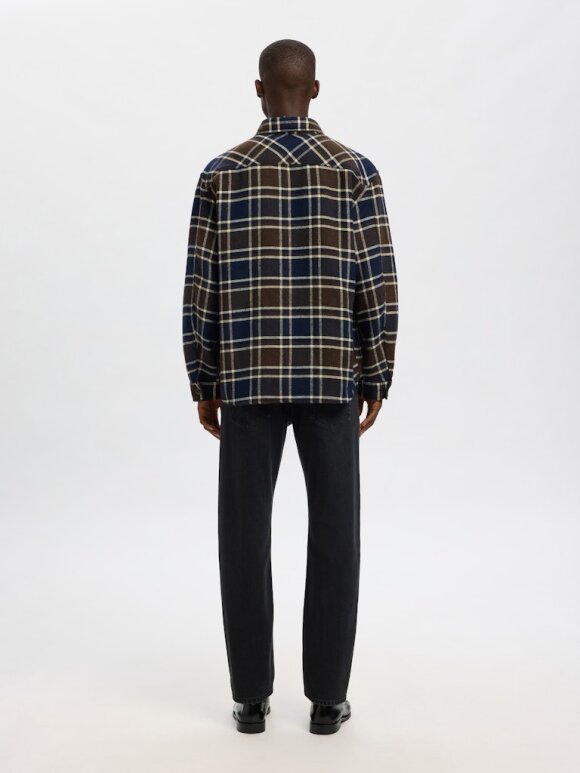 Selected - SLHRELAXPABLO WOOL BLEND OVERS