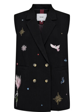 Numph - NUAlmut Long vest Caviar