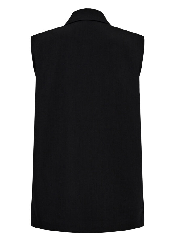 Numph - NUAlmut Long vest Caviar