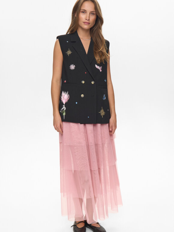Numph - NUAlmut Long vest Caviar