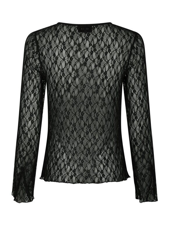 Neo Noir - Matria Lace Blouse Black