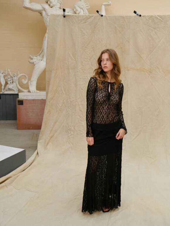 Neo Noir - Matria Lace Blouse Black
