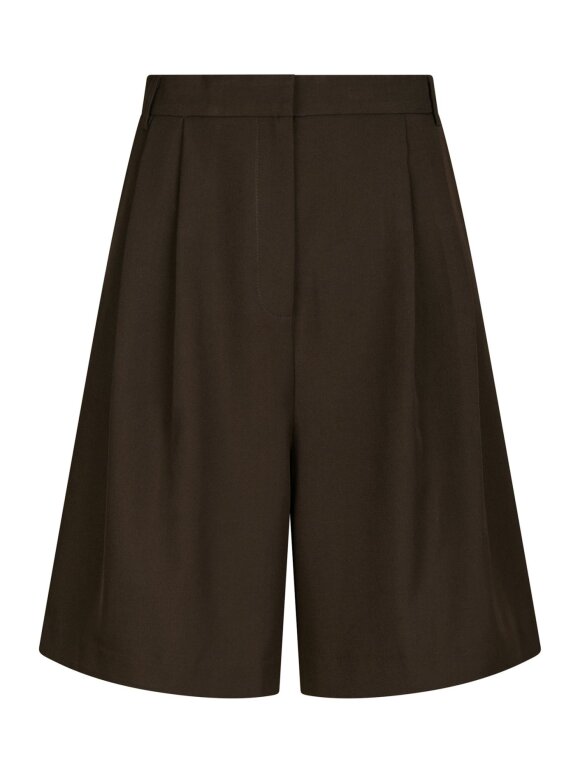 Neo Noir - Nika Structure Shorts D. Brown