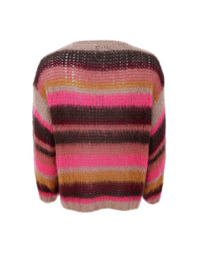 Black Colour - BCAdria Multi Striped Jumper