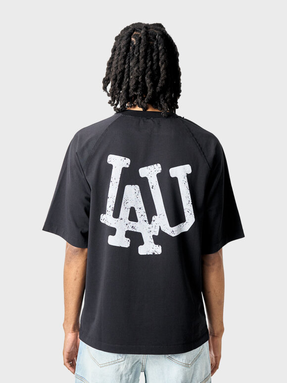 LAU--LAU - LAU Baseball Tee Black