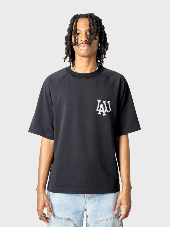 LAU--LAU - LAU Baseball Tee Black