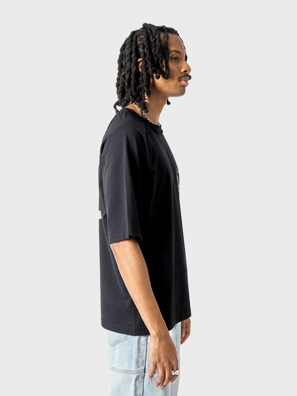 LAU--LAU - LAU Baseball Tee Black