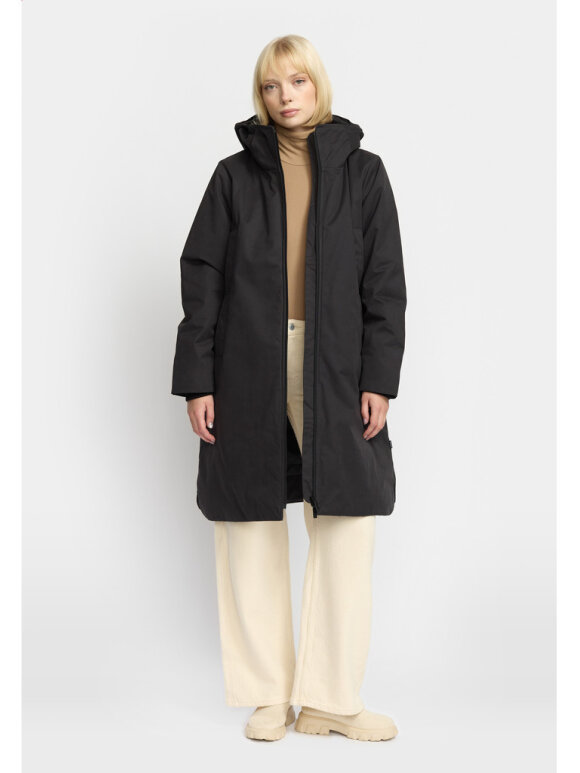 Selfhood Dame - Hooded Parka Black