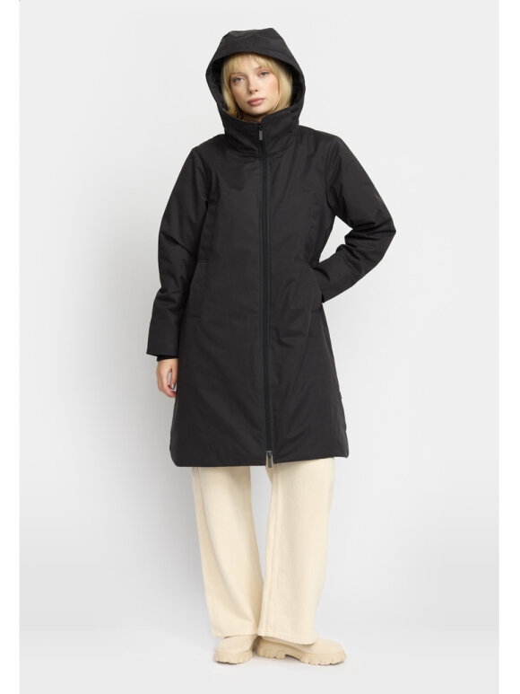 Selfhood Dame - Hooded Parka Black