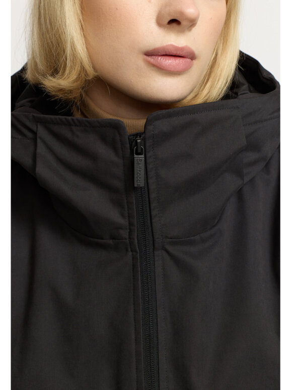 Selfhood Dame - Hooded Parka Black