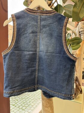 Lecoco - Gina Vest Denim blue