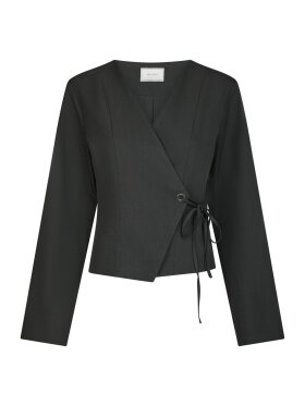 Neo Noir - Simmi Eyelet Blouse Dark grey
