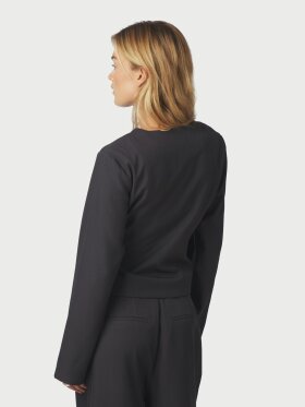 Neo Noir - Simmi Eyelet Blouse Dark grey