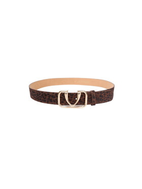 Black Colour - BCUma Belt Mocca Leo