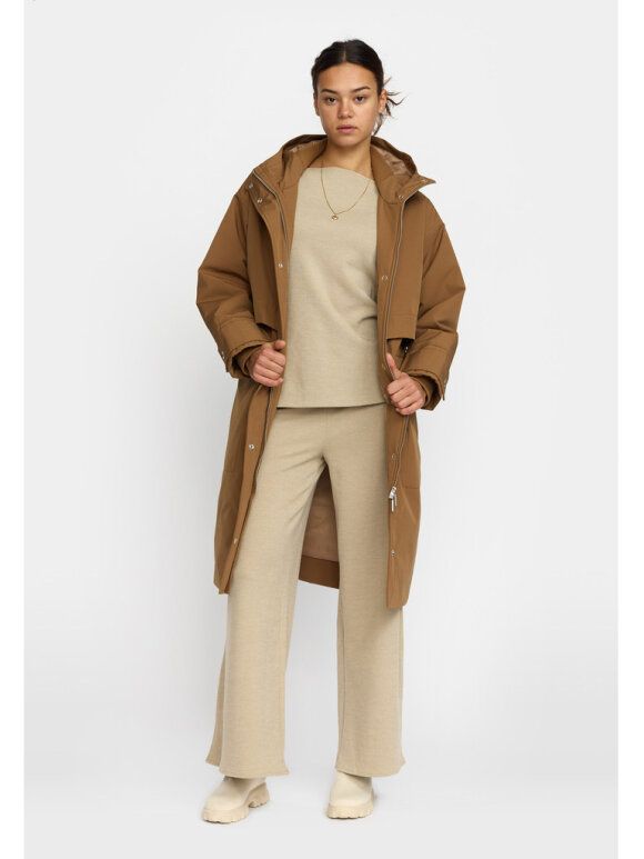 Selfhood Dame - Parka Coat Brown Selfhood Dame - Parka Coat Brown