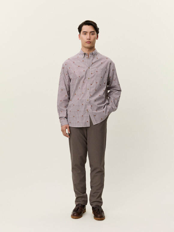 Les Deux - Kolton Stripe Basket AOE Shirt