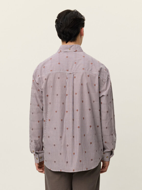 Les Deux - Kolton Stripe Basket AOE Shirt