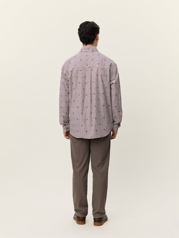 Les Deux - Kolton Stripe Basket AOE Shirt