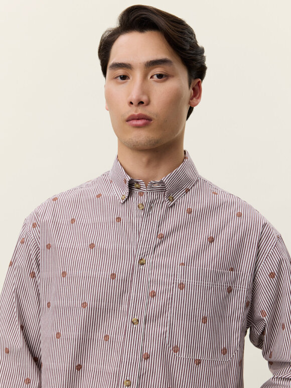 Les Deux - Kolton Stripe Basket AOE Shirt