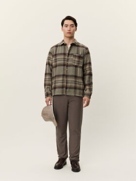 Les Deux - Kaleb Check Wool Overshirt
