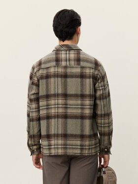 Les Deux - Kaleb Check Wool Overshirt
