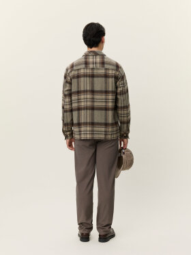 Les Deux - Kaleb Check Wool Overshirt