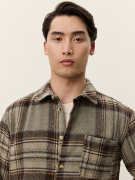 Les Deux - Kaleb Check Wool Overshirt