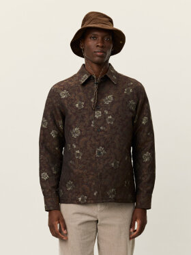 Les Deux - Kaleb Flower Jacquard Overshirt