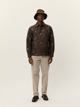 Les Deux - Kaleb Flower Jacquard Overshirt