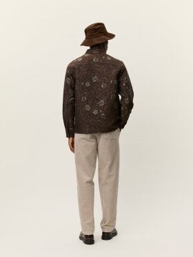 Les Deux - Kaleb Flower Jacquard Overshirt