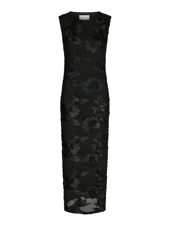 Neo Noir - Tiranna Big Flower Mesh Dress Neo Noir - Tiranna Big Flower Mesh Dress