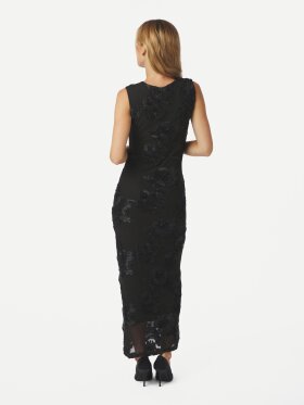Neo Noir - Tiranna Big Flower Mesh Dress