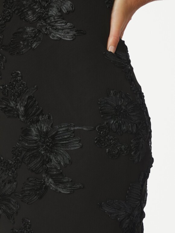 Neo Noir - Tiranna Big Flower Mesh Dress Neo Noir - Tiranna Big Flower Mesh Dress