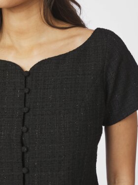 Neo Noir - Tango Boucle Top Black Neo Noir - Tango Boucle Top Black
