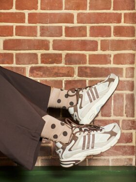 Black Colour - BCMaike Sock Latte  Dot Black Colour - BCMaike Sock Latte  Dot