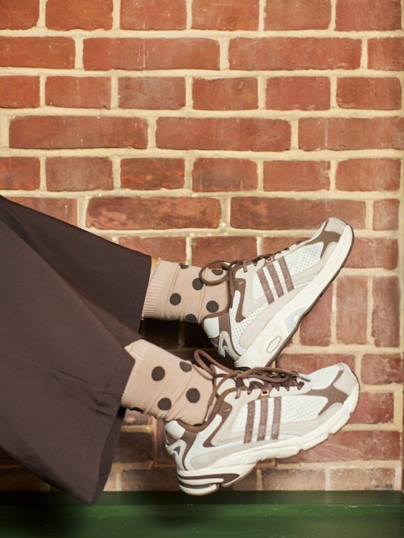 Black Colour - BCMaike Sock Latte  Dot