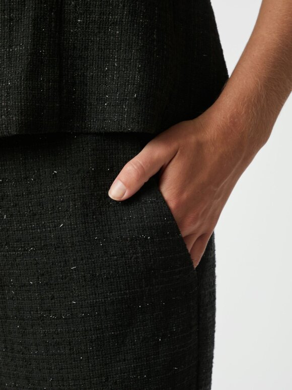 Neo Noir - Emmett Boucle Pants Black