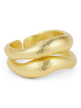 Pure By Nat - Anne Ring Guldbelagt 19mm Pure By Nat - Anne Ring Guldbelagt 19mm