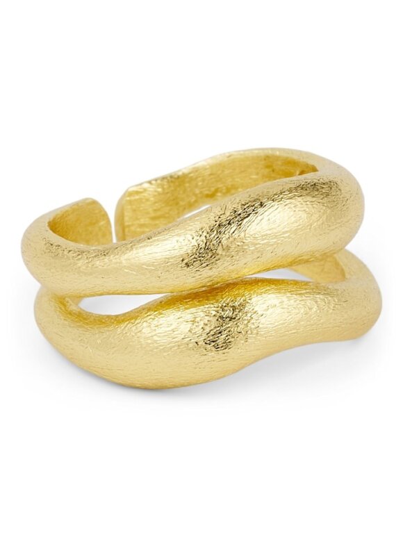 Pure By Nat - Anne Ring Guldbelagt 19mm