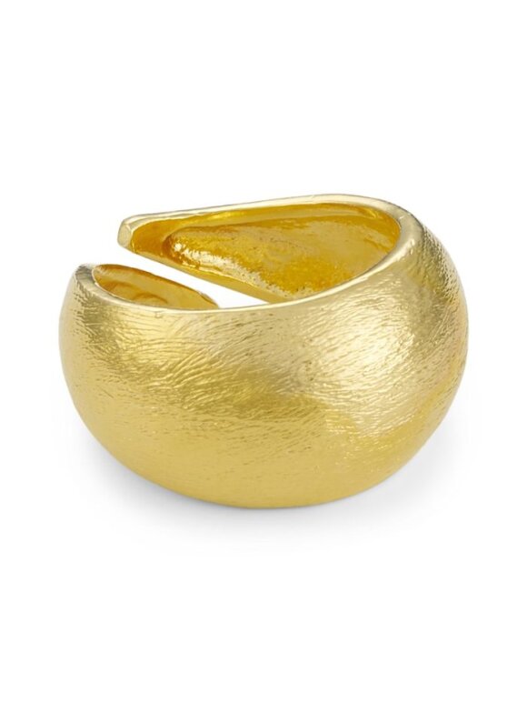 Pure By Nat - June Ring Guldbelagt 17mm