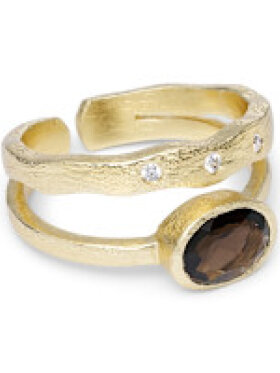 Pure By Nat - Silva Ring G/P Smokey Pure By Nat - Silva Ring G/P Smokey