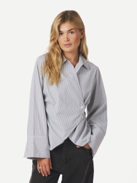Neo Noir - Fenli Striped Shirt Grey Neo Noir - Fenli Striped Shirt Grey