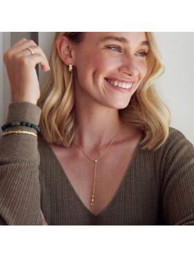 Pure By Nat - Gretha Small Hoops G/P Pure By Nat - Gretha Small Hoops G/P