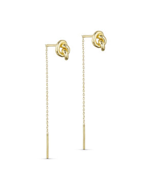 Pure By Nat - Lilou Chain earrings G/P Pure By Nat - Lilou Chain earrings G/P