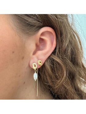 Pure By Nat - Lilou Chain earrings G/P Pure By Nat - Lilou Chain earrings G/P