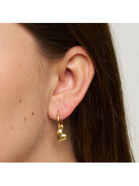 Pure By Nat - Esmee Hoop Earrings G/P Pure By Nat - Esmee Hoop Earrings G/P