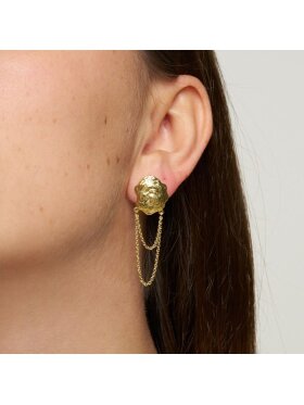 Pure By Nat - Esther Chain Earrings G/P Pure By Nat - Esther Chain Earrings G/P