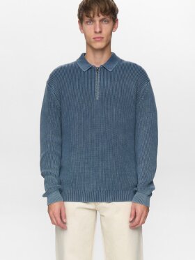 Anerkjendt - AKSILAS PATENT HALF ZIP KNIT