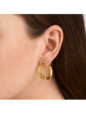 Pure By Nat - Earrings Guldbelagt Pure By Nat - Earrings Guldbelagt